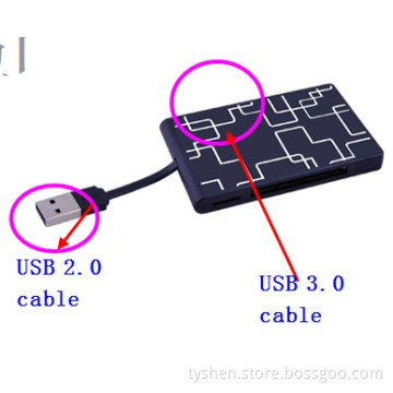 USB 3.0&2.0 All in One Card Reader